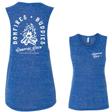 Campfire Crew - Royal Marble Women's Jersey Muscle Tank