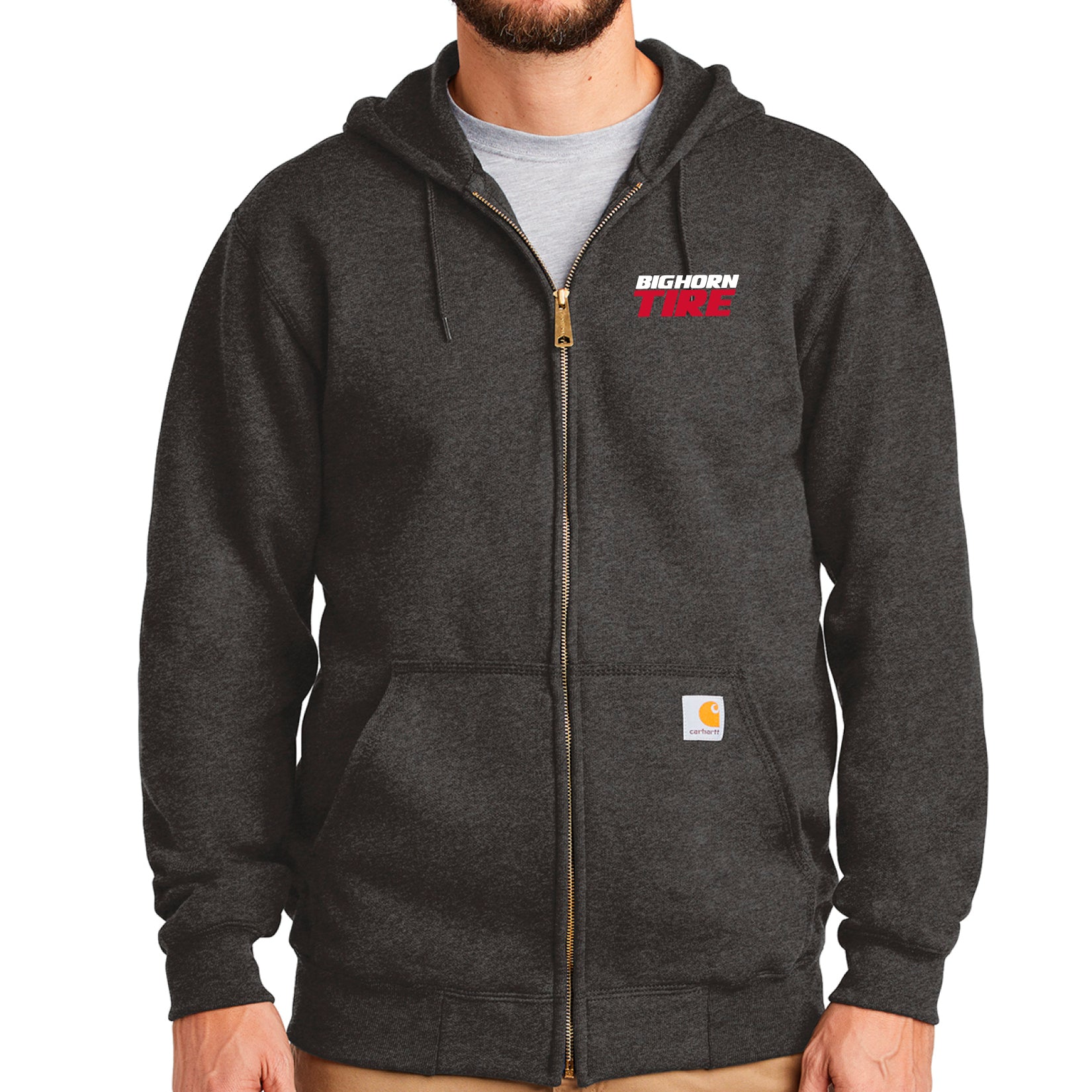 Big Horn Tire - Carhartt ® Midweight Hooded Zip-Front Sweatshirt