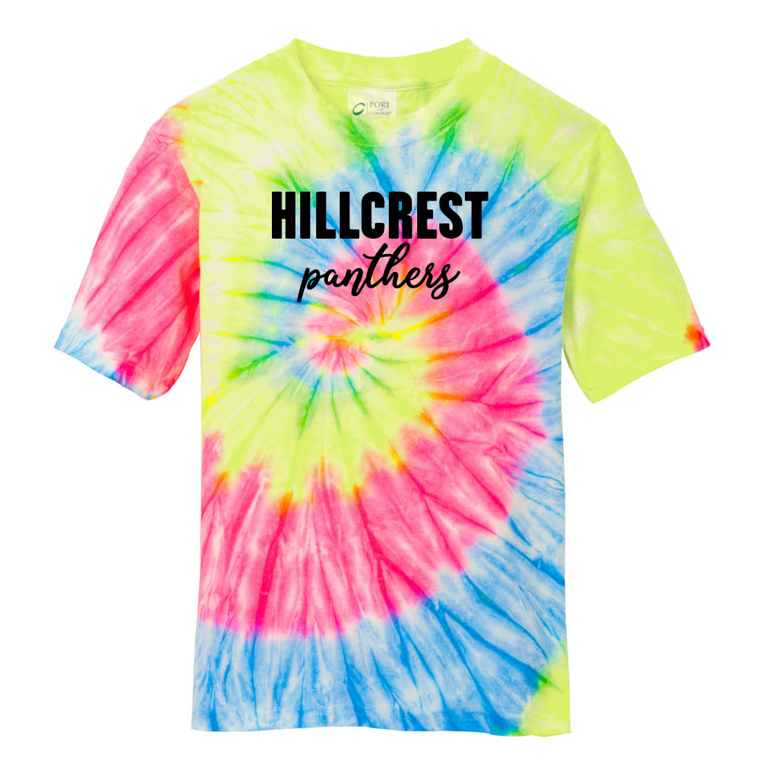 tie dye panthers shirt