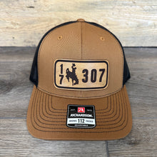 17 Campbell County Wyoming Leather Patch Snapback Hat