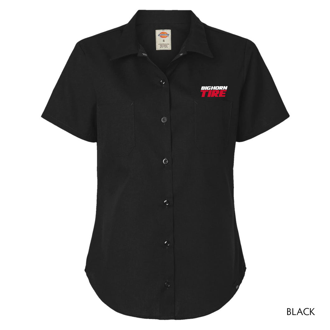 Big Horn Tire - Dickies - Women's Short Sleeve Industrial Work Shirt