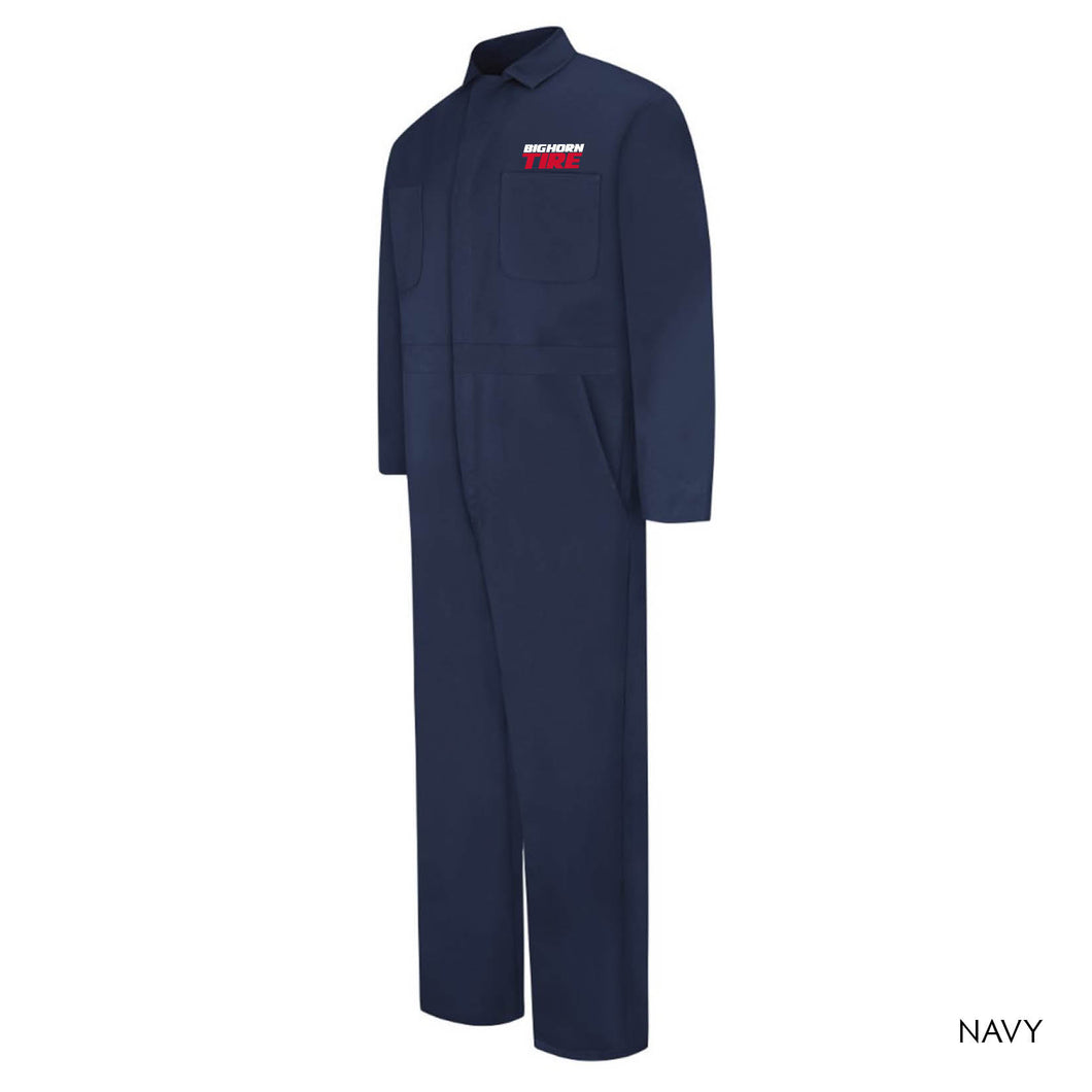 Big Horn Tire - Red Kap - Snap-Front Cotton Coveralls