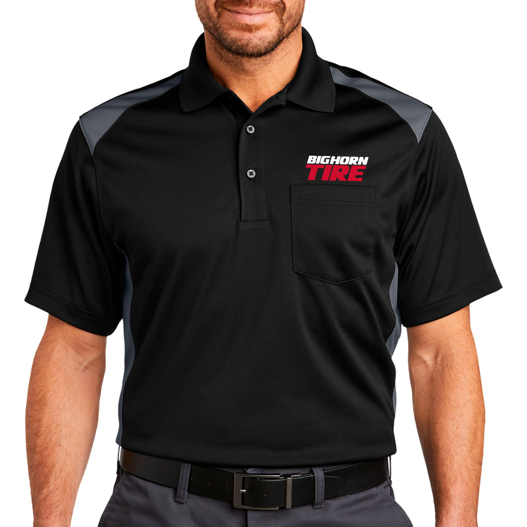 Big Horn Tire - CornerStone® Select Snag-Proof Two Way Colorblock Pocket Polo
