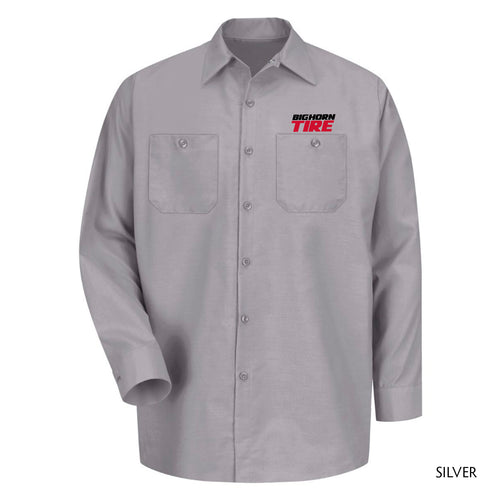 Big Horn Tire - Red Kap - Industrial Long Sleeve Work Shirt