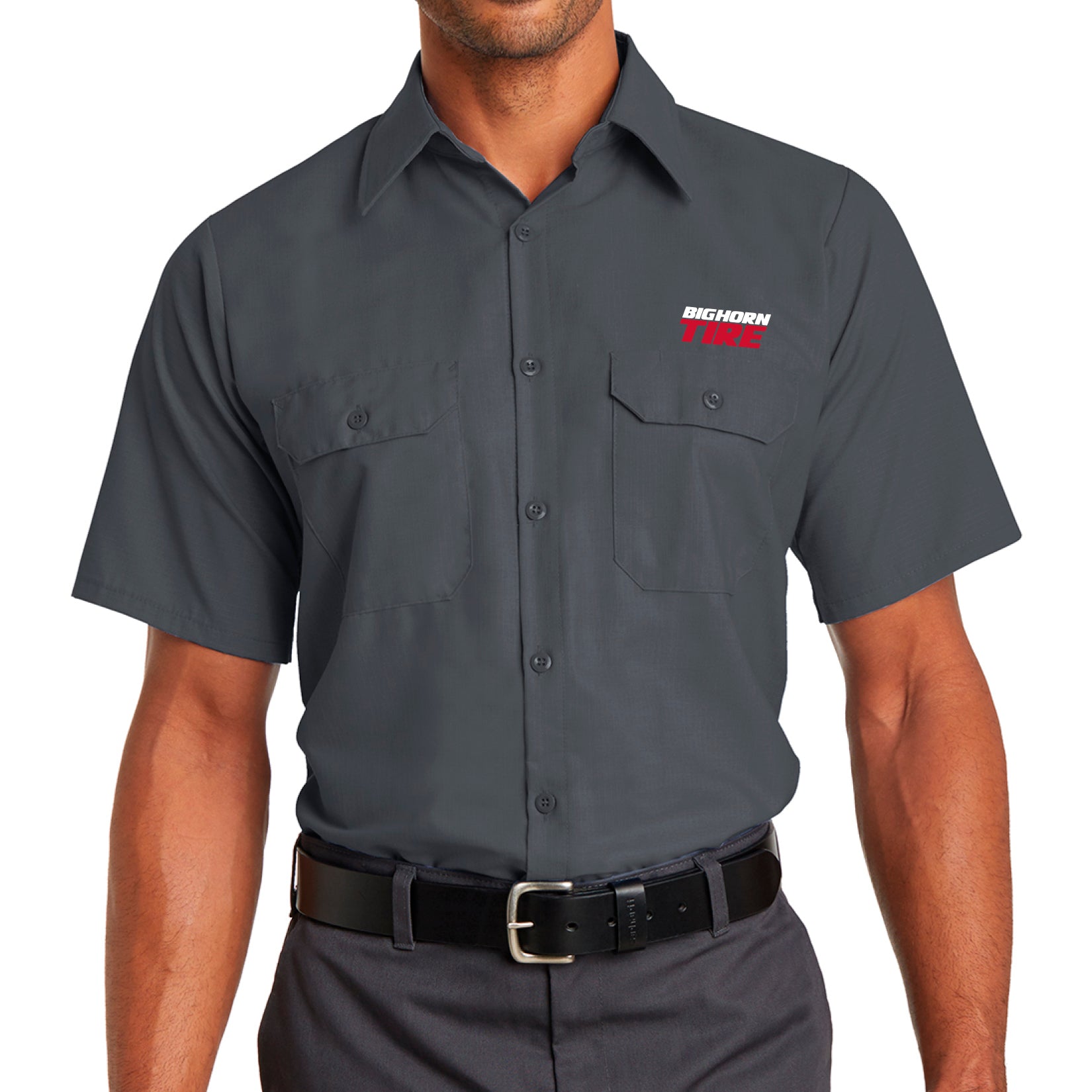 Big Horn Tire - Red Kap® Short Sleeve Solid Ripstop Shirt