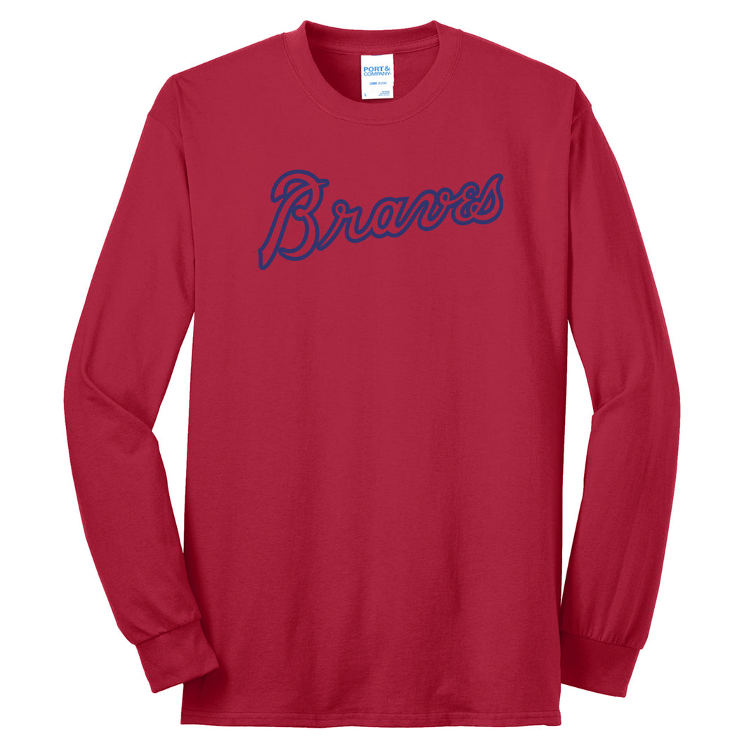 Braves Little League Baseball - Long Sleeve Tee