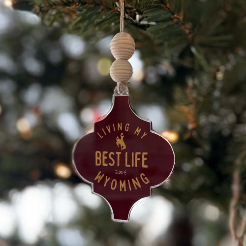 Living My Best Life in Wyoming Holiday Ornament