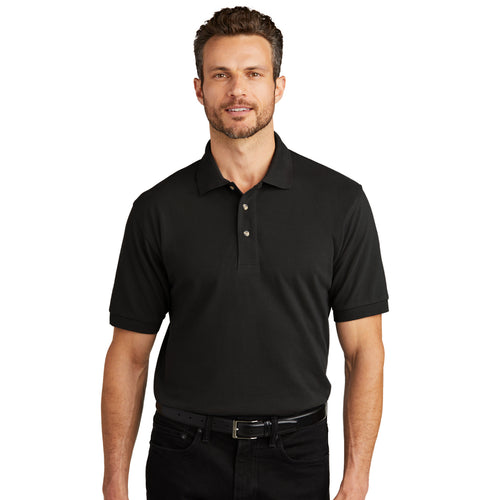 Port Authority® Heavyweight Cotton Pique Polo – First National Bank