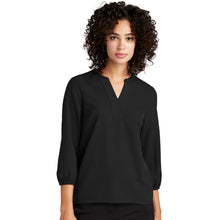 Mercer+Mettle™ Women's Stretch Crepe 3/4-Sleeve Blouse – First National Bank