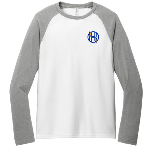 Hoskinson Contracting - Allmade® Unisex Tri-Blend Long Sleeve Colorblock Raglan