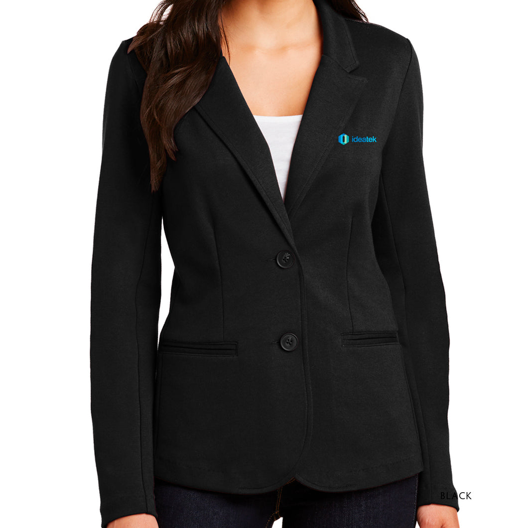 Ideatek - Ladies Knit Blazer