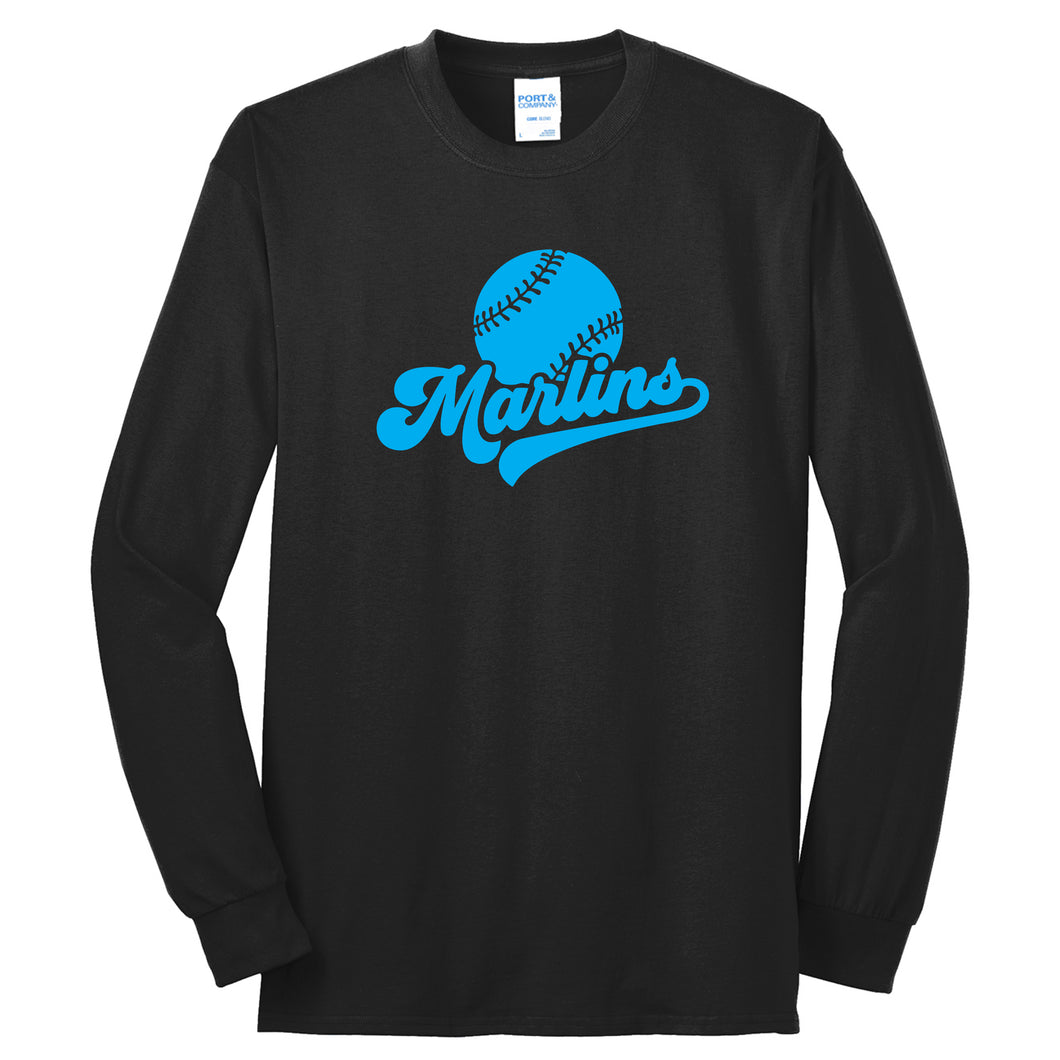 Marlins Little League Baseball - Long Sleeve Tee