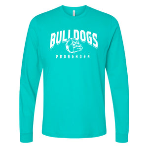 Pronghorn Elementary Bulldogs - Adult Long Sleeve Tee