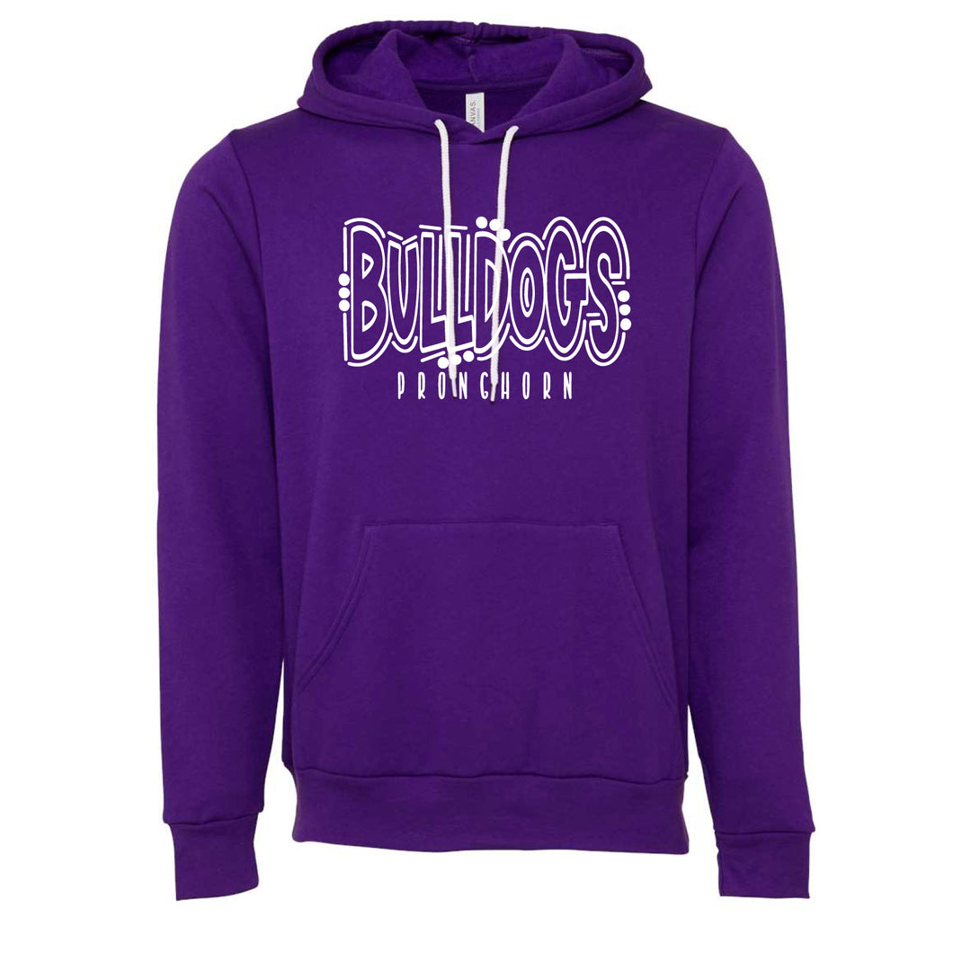 Pronghorn Elementary Bulldogs - Adult Hoodie