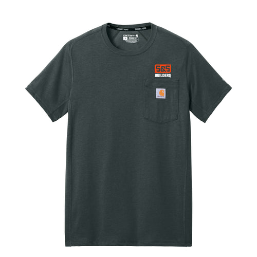 S&S Builders - Carhartt Force® Short Sleeve Pocket T-Shirt