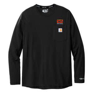 S&S Builders - Carhartt Force® Long Sleeve Pocket T-Shirt
