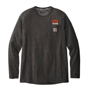 S&S Builders - Carhartt Force® Long Sleeve Pocket T-Shirt