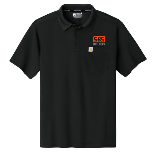 S&S Builders - Carhartt Force® Snag-Resistant Pocket Polo