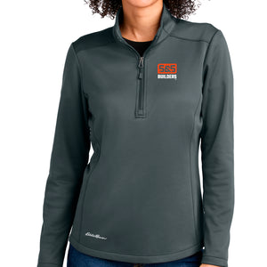 S&S Builders - Eddie Bauer® Women’s Smooth Mid Layer Fleece 1/2-Zip