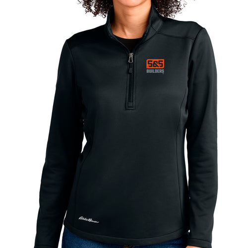 S&S Builders - Eddie Bauer® Women’s Smooth Mid Layer Fleece 1/2-Zip