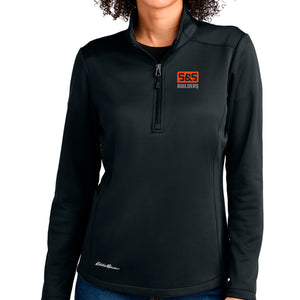 S&S Builders - Eddie Bauer® Women’s Smooth Mid Layer Fleece 1/2-Zip