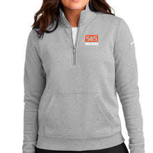 S&S Builders - Nike Women's Club Fleece Sleeve Swoosh 1/2-Zip