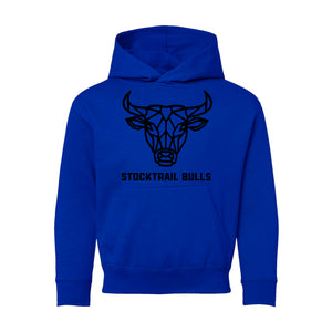 Stocktrail Bulls - Bella+Canvas Youth Hooded Sweatshirt