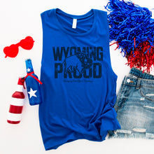 Wyoming Proud Buffalo - Jersey Muscle Tank