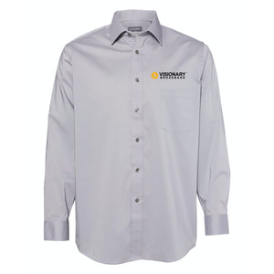 Visionary Broadband - Van Heusen - Grey Collar Shirt