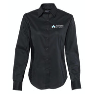 Mammoth Networks - Van Heusen - Black Women's Collar Shirt