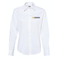 Visionary Broadband - Van Heusen - White Women's Collar Shirt
