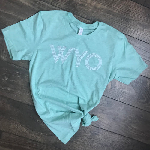 WYO Heather Mint Tee