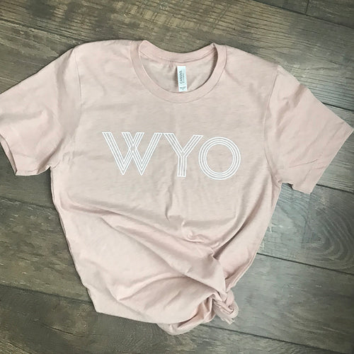 WYO Heather Peach Tee
