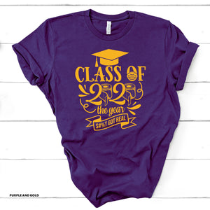 Class of 2020 - S**T Got Real - Purple T-shirt