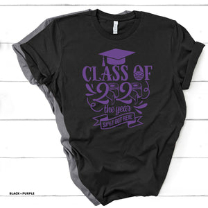 Class of 2020 - S**T Got Real - Black T-shirt