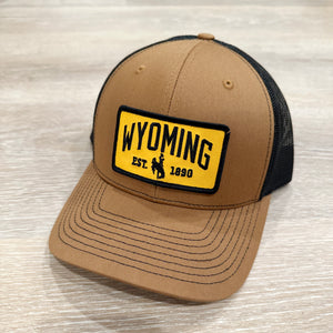 Wyoming Cowboys Patch Snapback Hat