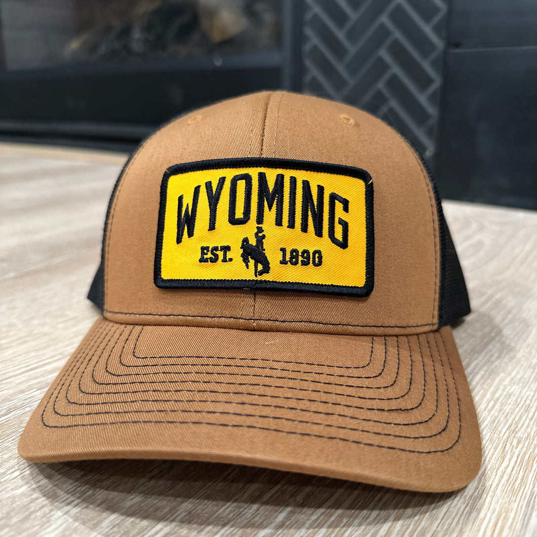 Wyoming Cowboys Patch Snapback Hat
