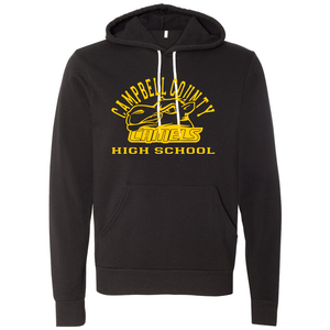 Campbell County High School Camels - Bella+Canvas Unisex Fleece Pullover Hoodie