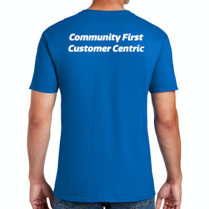 {NEW 2020} First National Bank Community First Customer Centric - Volunteer T-shirt