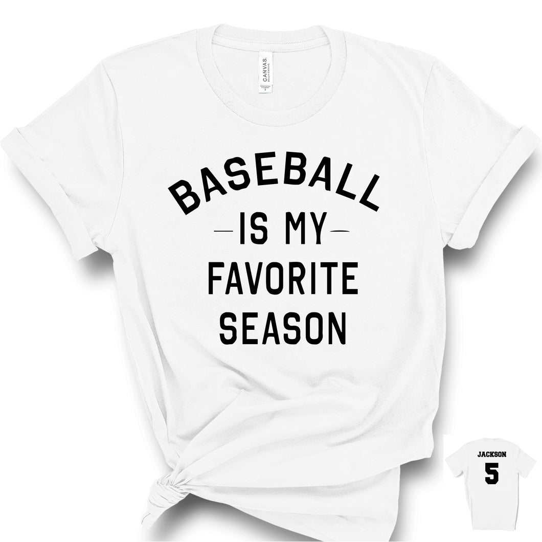 Baseball is My Favorite Sport  T-Shirt