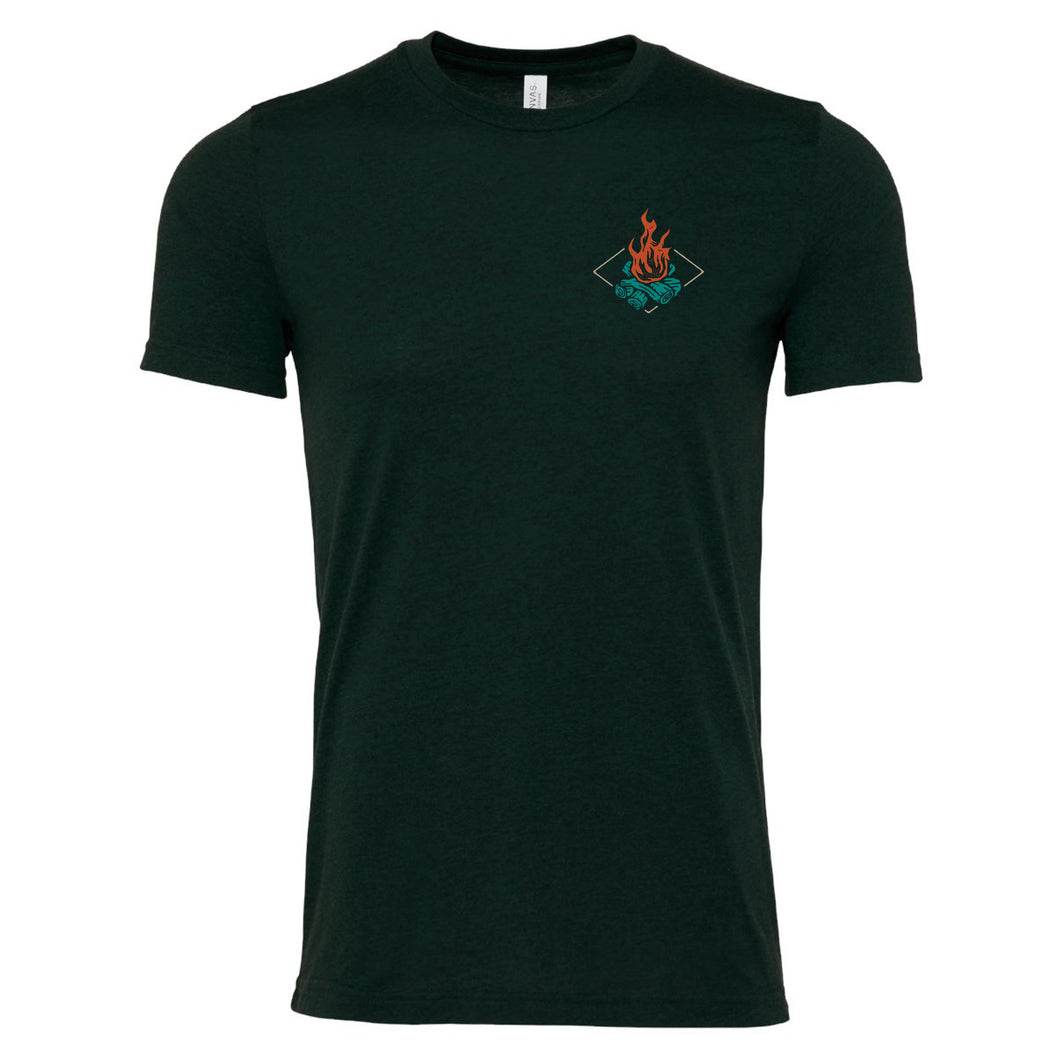 Life is Better by the Campfire Emerald T-shirt