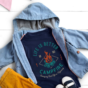 Life is Better by the Campfire Toddler T-shirt