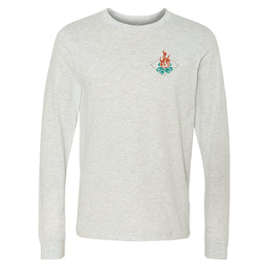 Life is Better by the Campfire Ash Long Sleeve Tee