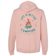 Life is Better by the Campfire Peach Hoodie