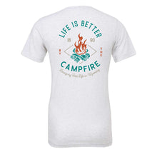 Life is Better by the Campfire Ash T-shirt