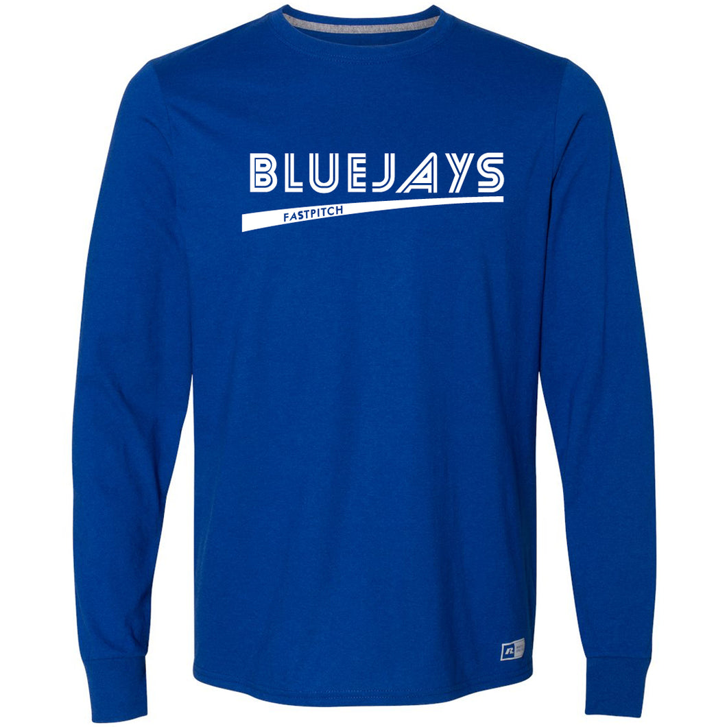 Blue Jays Fastpitch – Long Sleeve T-Shirt Russell Athletic Royal – That  Embroidery Place and Design