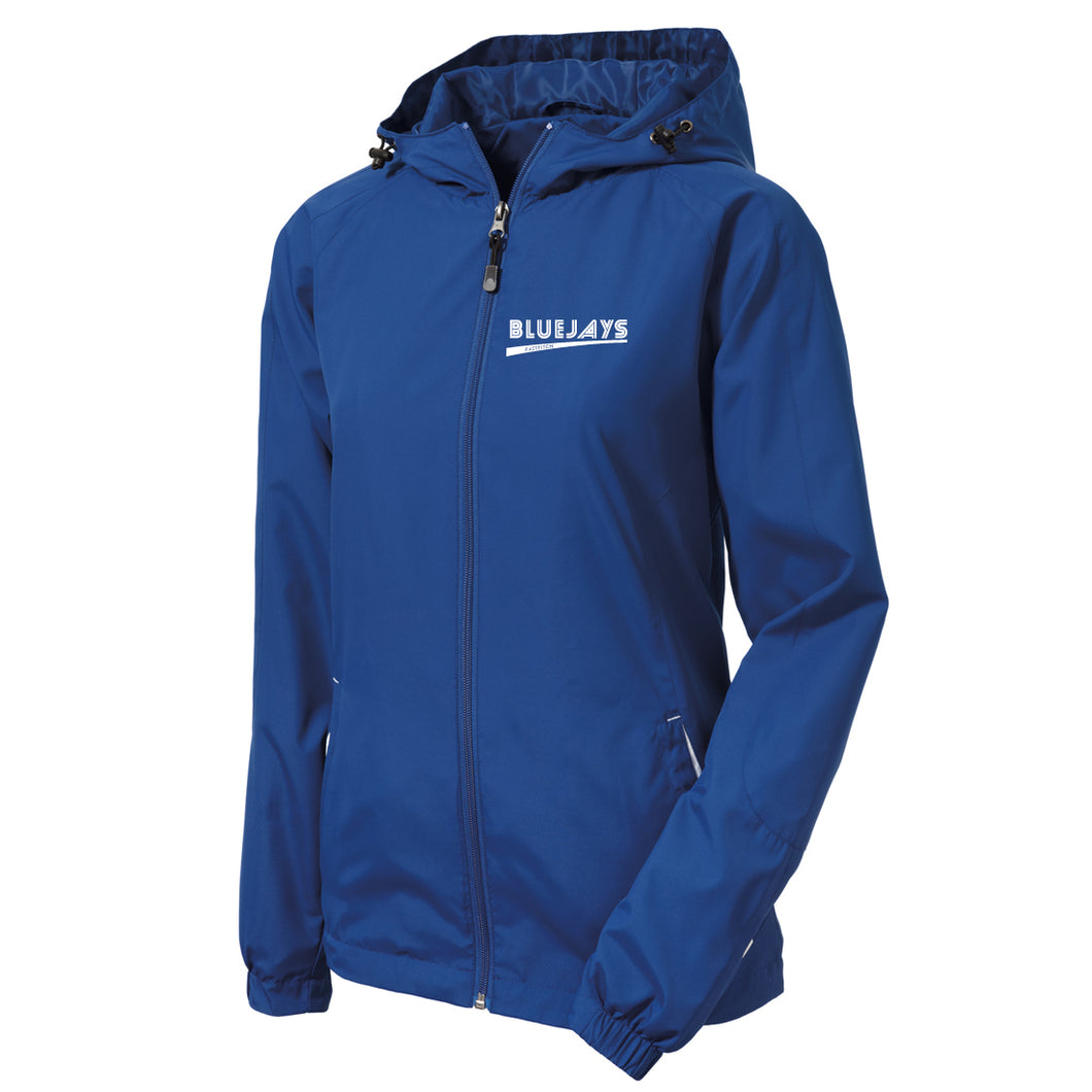 Blue Jays Fastpitch – Sport-Tek® Ladies Colorblock Hooded Raglan Jacket