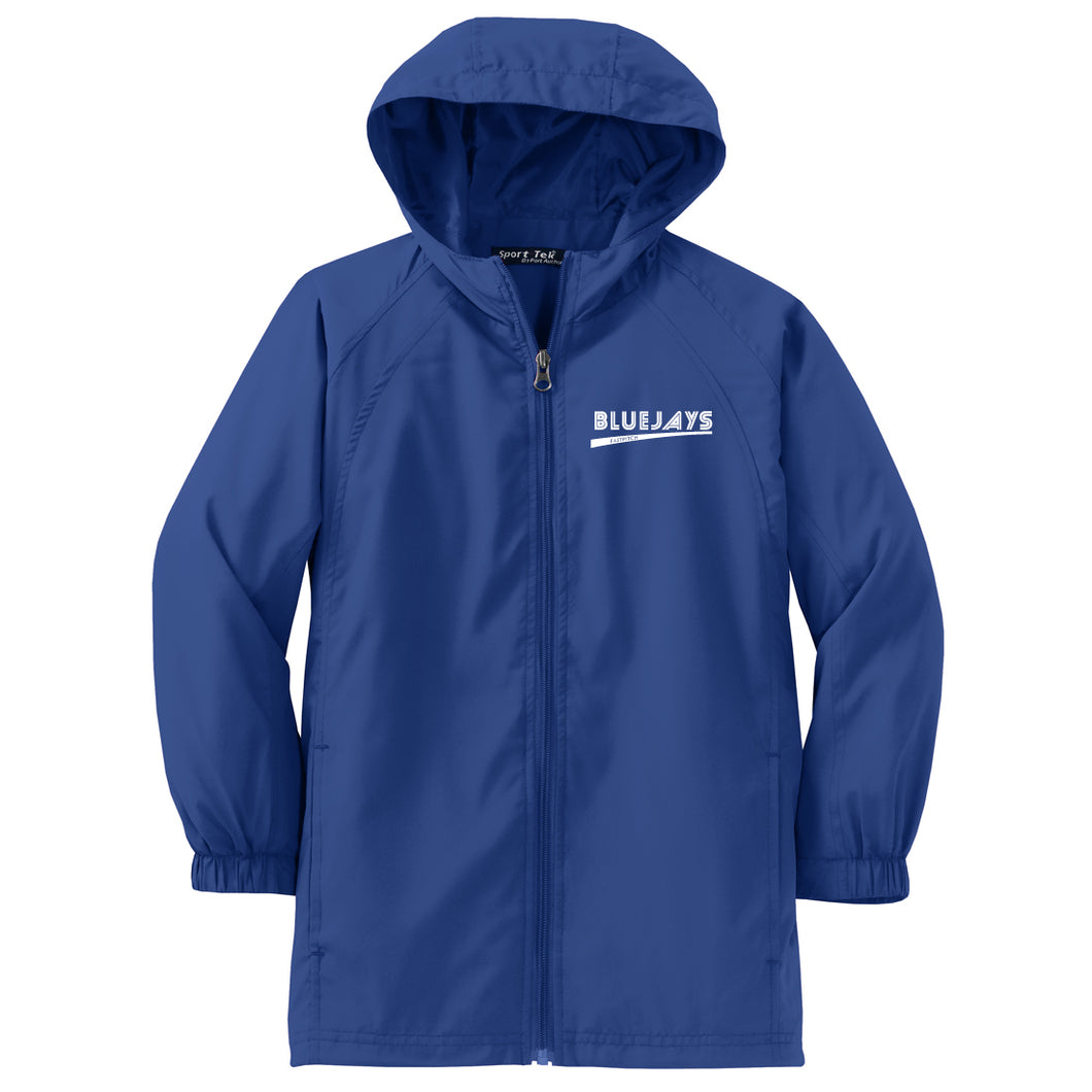 Blue Jays Fastpitch – Sport-Tek® Youth Hooded Raglan Jacket
