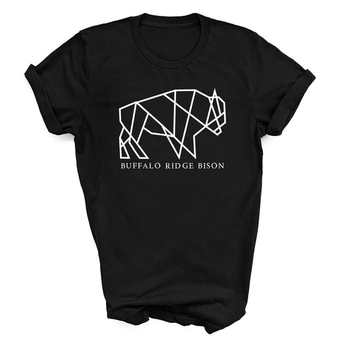 Buffalo Ridge Bison - Adult Black T-Shirt