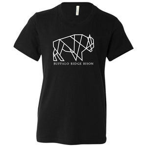 Buffalo Ridge Bison - YOUTH Black T-Shirt